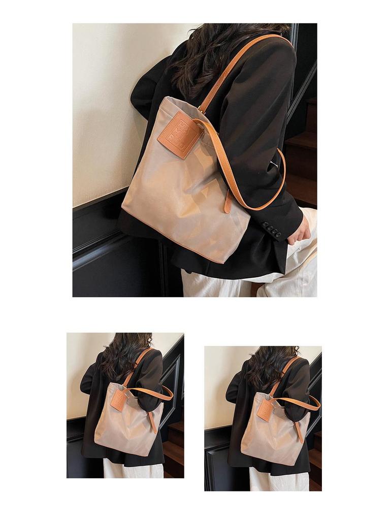 Женская сумка-тоут через плечо для осени 2025 года, универсальная, большой вместимости, высокого класса, для поездок на работу