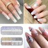 1 Box 12 Grids Nail Art Fake Pearls Beads Set DIY Ins Style Nail Decoration Kit for Stunning Designs