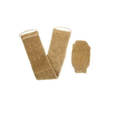 100% натуральный отшелушивающий скребок для спины из конопли, скребок для тела для ванны и душа с ручкой