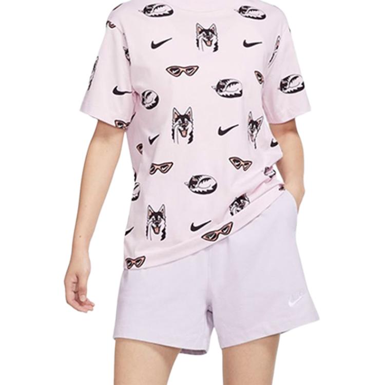 Nike Спортивные шорты женские фиолетовые CJ3755-511
