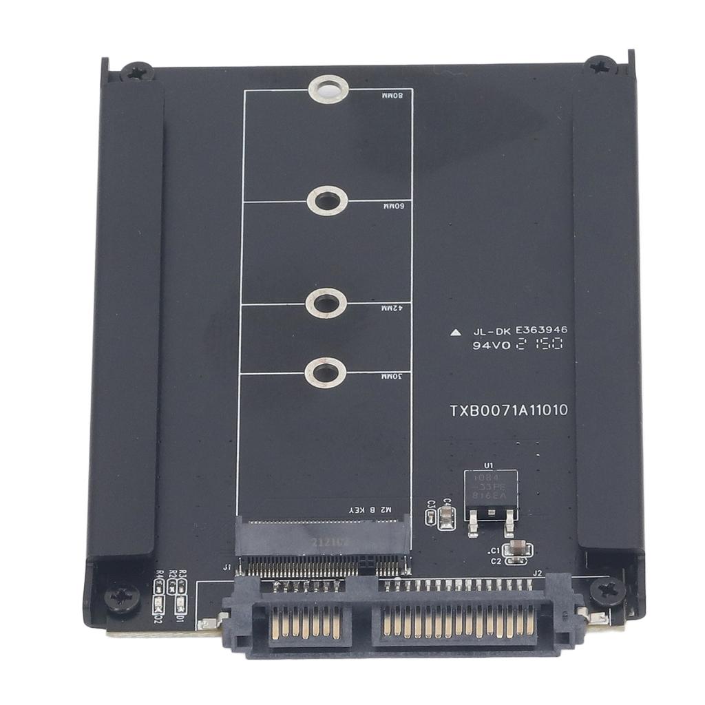 M.2 B Key To SATA3 Adapter Card Professional High Speed Transmission 6Gbps M.2 B Key To 2.5 Inch