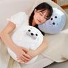 Furry Plush Seal Plush Toy Stuffed Down Cotton Fat Round Animal Sea Lion Doll Sleep Pillow Cushion Gifts