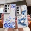 Чехол с принтом «Цветы» для Samsung S26 S25 Ultra S24 FE S23 Plus S22 S21 A15 A16 A17 A35 A36 A37 A54 A55 A56 A57 5G С покрытием линз Мягкая крышка