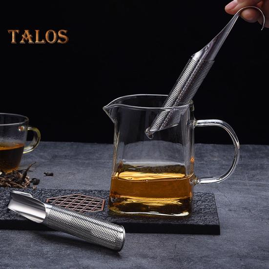 Фильтр для чая, пищевая фильтрация, портативный практичный ситечко для чая в форме трубы, инструмент для приготовления чая, кухонные принадлежности