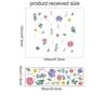 Boho Flowers Wall Stickers Watercolor Wall  Art INS Murals  Nursery Kindergarden