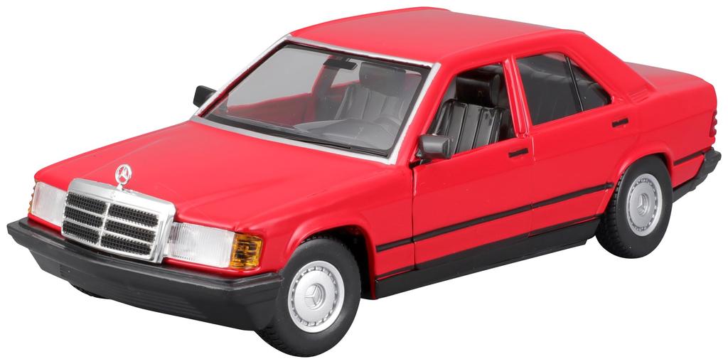 Bburago Mercedes Benz 190 E 1987 Красный Готовый продукт 1/24