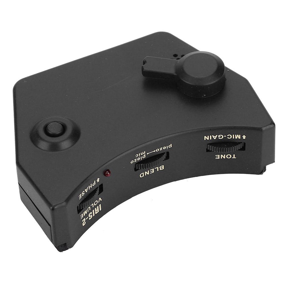 Folk Guitar Soundhole Preamp with Bridge Transducer Pickup Resonance Box Mic