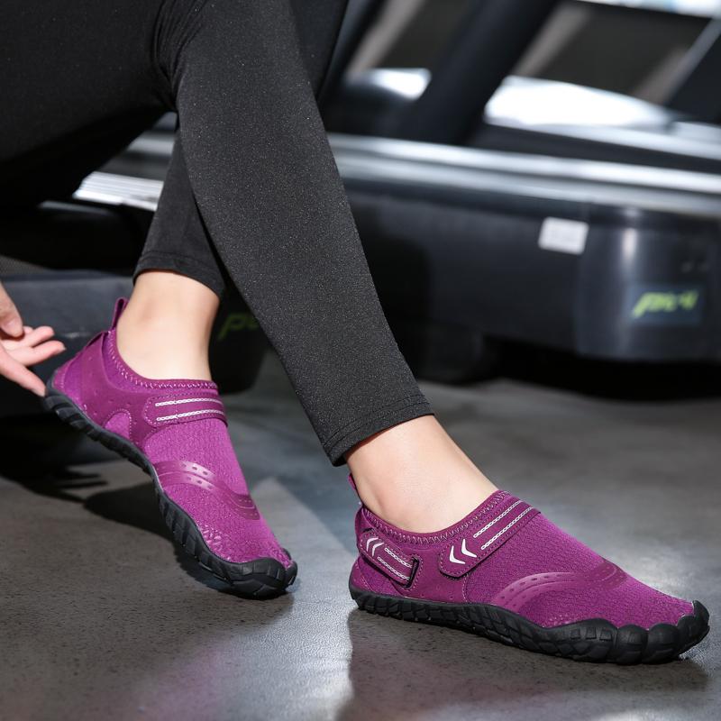 Indoor fitness shoes, jumping rope shoes, shock-absorbing treadmill shoes, gym training yoga, five-finger sneakers