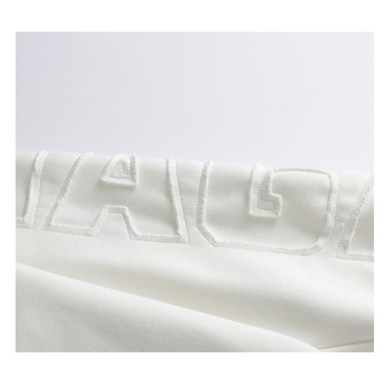 Мужская толстовка с тиснением на рукавах, круглым вырезом, градиентной стиркой, повседневный пуловер на кулиске по низу, оверсайз топ в уличном стиле для весны и осени