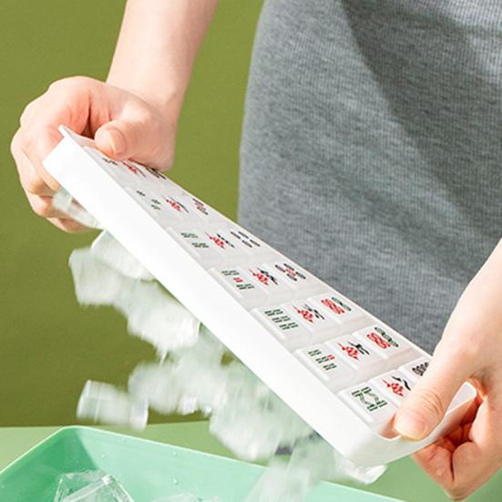 DIY без запаха креативная устойчивая к низким температурам форма для приготовления льда Маджонг форма для ледяного шара