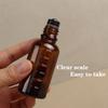 1 шт. 5 мл, 10 мл, 15 мл, 20 мл, 30 мл, 50 мл, пустые коричневые рулонные стеклянные бутылки с шариком-роликом для духов, эфирное масло, жидкие вещества
