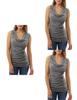 Gothic Style Womens T Shirt With Splicing Design For Streetwear And Casual Wear