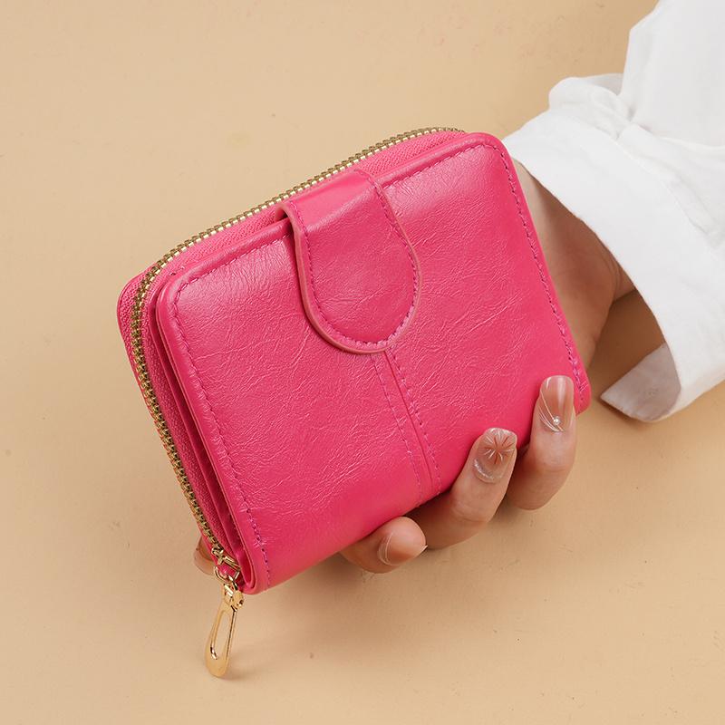 Женский компактный кошелек, винтажный стиль, кошелек для монет с застежкой-кнопкой, маленький женский кошелек для денег