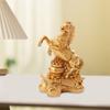 Лошадь Орнамент Золотая Отделка Универсальная Фигурка Лошади Символ Силы Успеха Зодиак Полимерная Статуэтка Дом