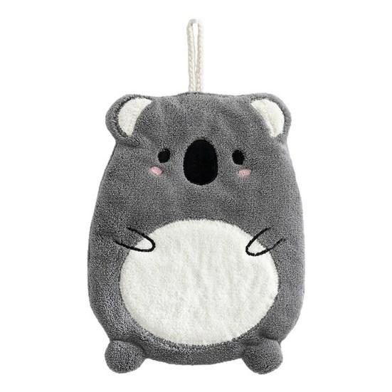 Super Absorbent Hand Towel Children's Cartoon Animals Dishcloth Quick Drying Microfiber Towel Koala Elephant Hippo Fox Owl Style Kitchen Dishes Cloth