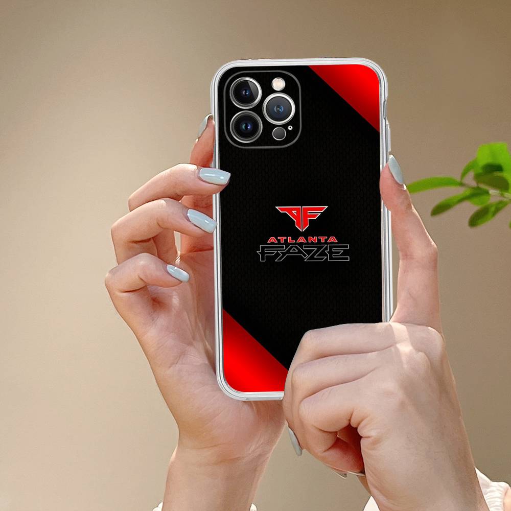 Game FaZe Clan For IPhone 11 12 13 14 15 16 17 Pro Max Plus 13 Mini Silicone Soft Transparent Back