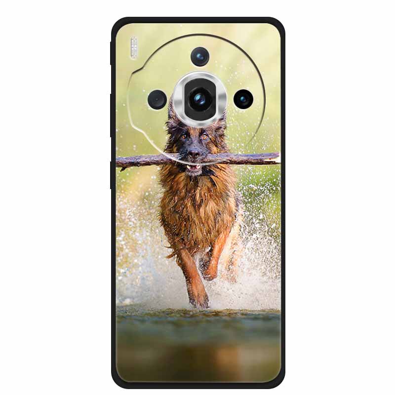 Для ZTE nubia Z60S Pro 6.78" Чехол ТПУ Мягкий Черный Силикон Расписной Милый Кот Звездный Чехол для Nubia Z60S Pro Роскошные Животные Funda