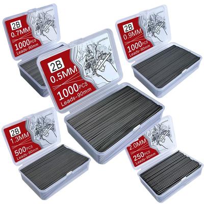 Карандашные стержни большой емкости, сменный стержень для карандаша, механический грифель для карандаша, автоматический карандаш