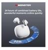 2025  New Monster MQT52 TWS Wireless Bluetooth 5.4 Headset HIFI Stereo Music Gaming Earphones Talking Noise Canceling Earbuds