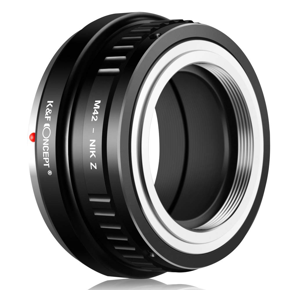 Официальный магазин K&F CONCEPT: Адаптер для объектива M42 на камеру Nikon Z. Переходник с крепления M42 на байонет Nikon Z, переходное кольцо для крепления объектива, адаптер для объектива