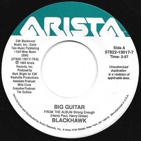 7-дюймовая пластинка BLACKHAWK - Big Guitar 07822130177 Arista 1995 США Фолк Б/у