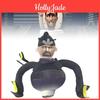 Очаровательная мягкая плюшевая игрушка Skibidi Toilet Speaker Man из кристального плюша 28 см