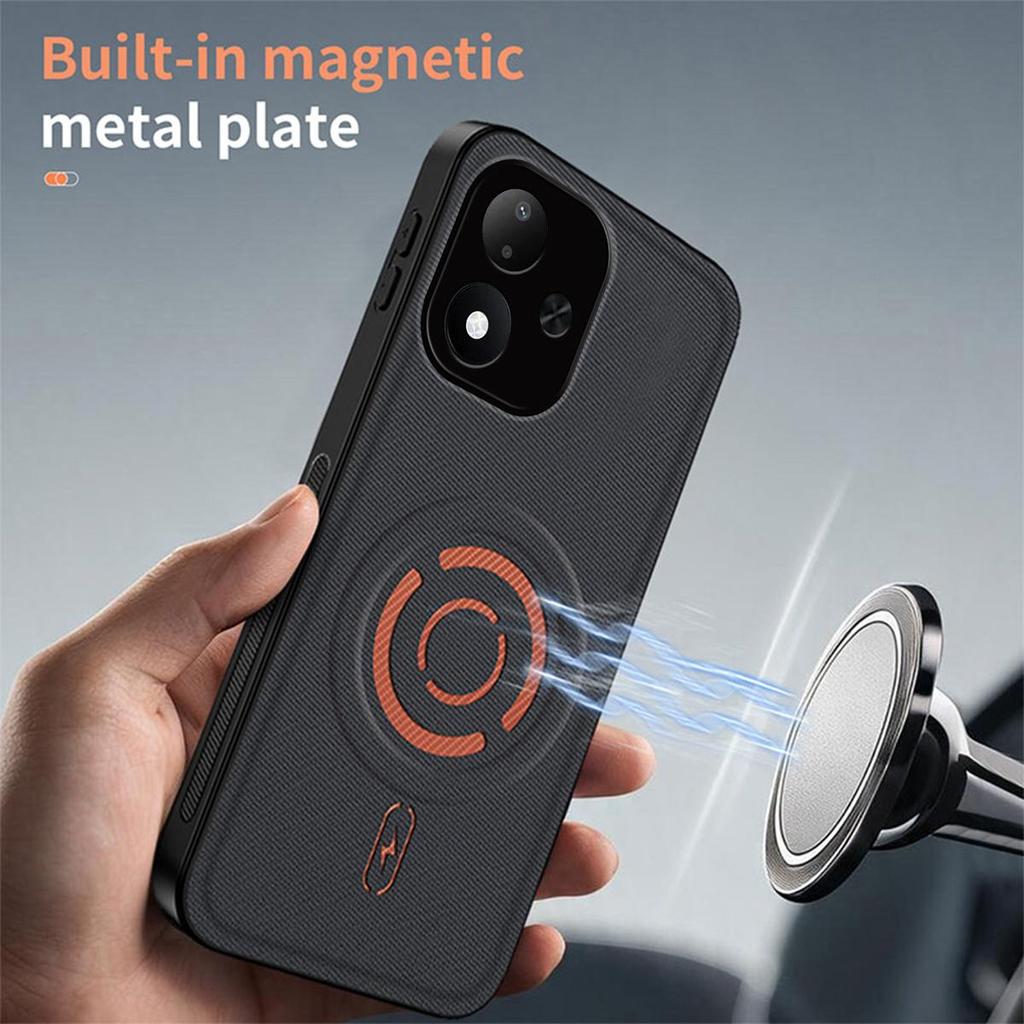 Текстурированный ТПУ чехол для телефона с покрытием под кожу для Xiaomi Redmi Note 17 5G 4G, ударопрочный, мягкий