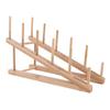 Ladder Type Pot Lid Holder Drying Dish Drain Rack Bamboo Dish Rack  Home Decoration