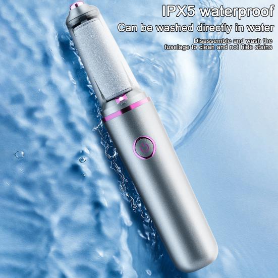 Перезаряжаемая электрическая шлифовальная машина для удаления мозолей ног, водонепроницаемый инструмент для педикюра ног для дома