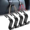 1/2/4 Pcs Universal Car Seat Hooks Auto Headrest Back Seat Hook Vehicle Storage Hanger for Handbags Grocery Bag Car Interior Accessories