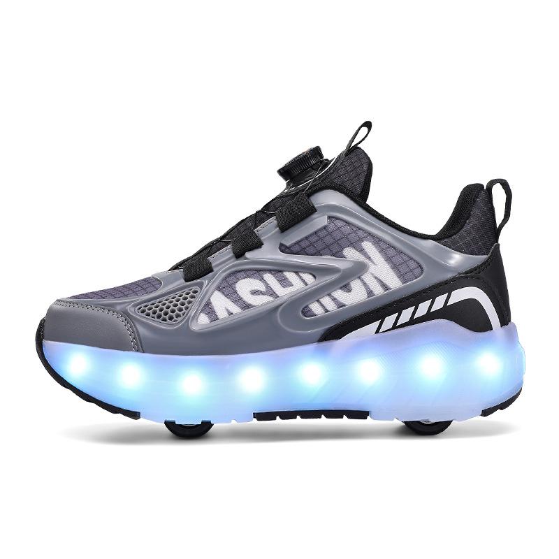 Luminous Children's Roller Skates Quadruple Wheel Summer Boys Girls Sports Shoes Detachable Wheels For Students