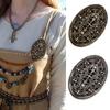 1PC Vintage Scandinavian Shield Brooch Norse Mythology Celtic Metal Brooch Punk Amulet Pin for Men