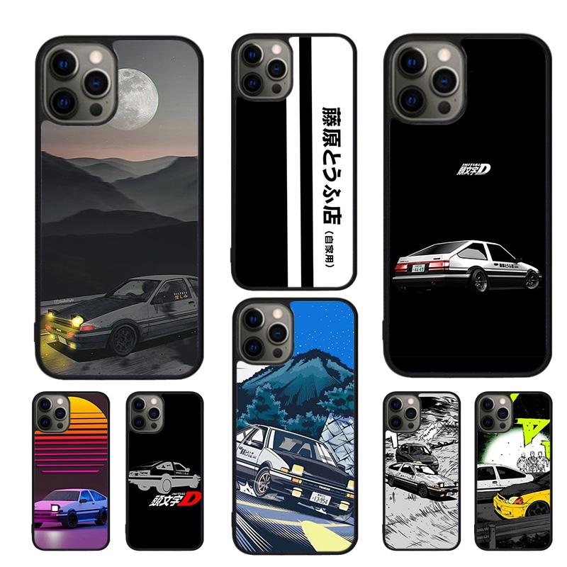 Чехлы для мобильных телефонов Initial D Для iPhone 17 Air 16e 15 14 12 13 11 Pro MAX apple Plus Coque
