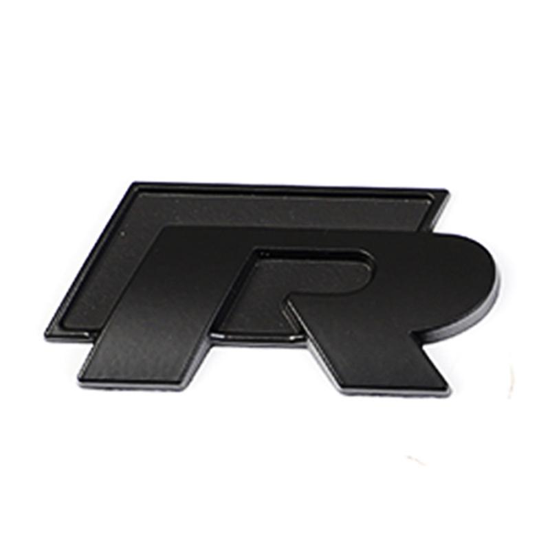 JPO1 3D Metal Car Grilles Emblem Auto Trunk Fender Mark Label Stickers For VW GTI Polo Golf Passat Tiguan Arteon Touareg CC Taigo GTE