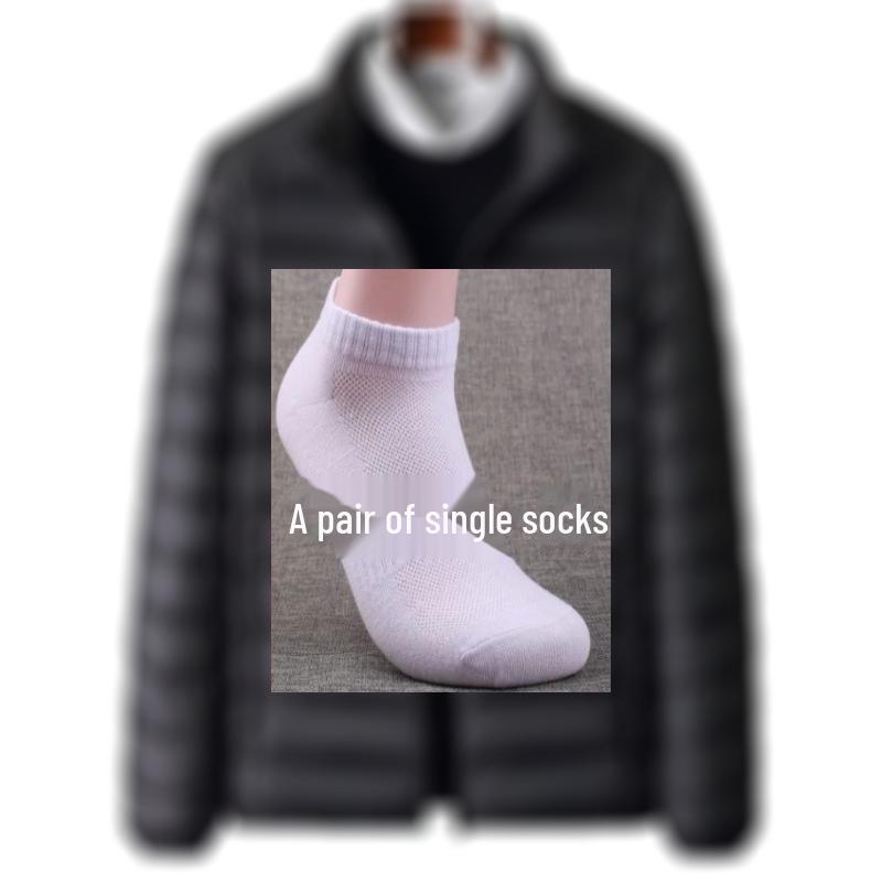 Брендовая мужская легкая куртка из хлопка-пуховика — короткая, повседневная, воротник-стойка, теплое зимнее пальто для людей среднего и пожилого возраста