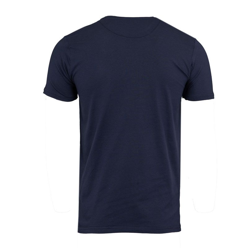 Men's Basic Cotton T-shirt with Text Print BEST MOUNTAIN
