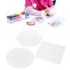 Plastic Bead Boards, 3 Pieces   Templates with Transparent   and Round   Shapes Boards for   Projects and Crafting