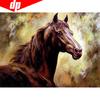 Алмазная вышивка лошадь полная круглая алмазная картина вышивка крестом смола животное горный хрусталь домашний декор