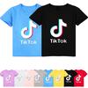 TIKTOK Children's Clothing Boys and Girls Fashion Short Sleeve