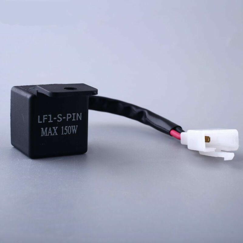 2-контактное электронное светодиодное реле-мигалка Исправляет гипермигание указателей поворота мотоцикла