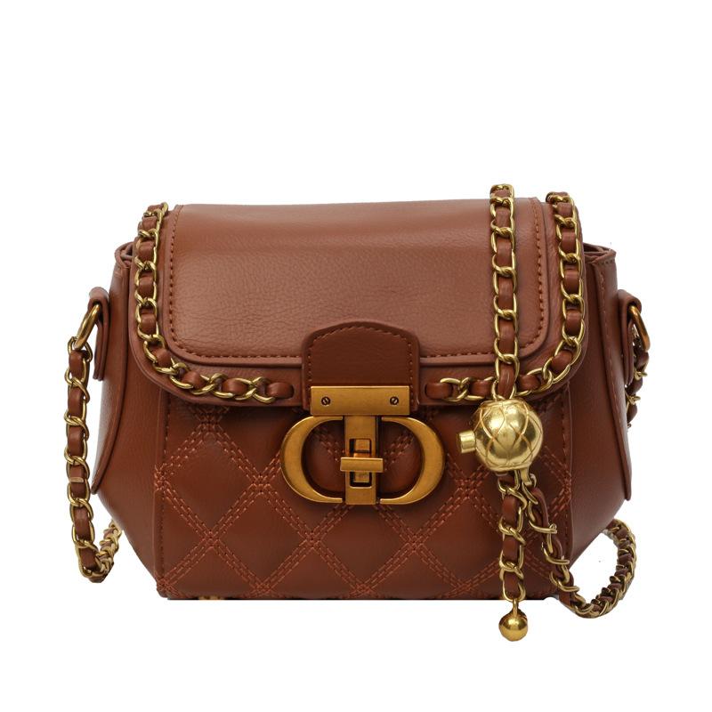 Bag Women's New Fashion Square Bag Niche Versatile Shoulder Messenger Bag