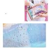 Colorful Holographic Women Cosmetic Bag Tpu Clear Makeup Beauty Organizer Pouch