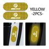 BROB8 Car Reflective Warning Stickers Night Visibility Protective Strip For BMW M 1 3 4 5 6 7 Series X1 X3 X4 X5 G20 G38 F48 E36 E39