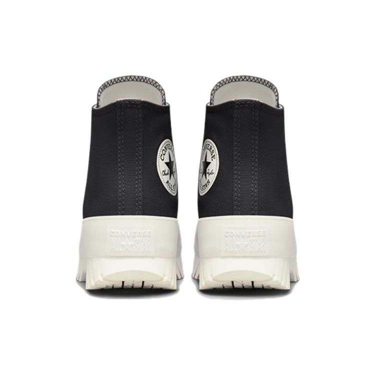 Converse Кроссовки унисекс Chuck Taylor All Star Lugged 2.0 High Dark Smoke Grey Egret, черные A01368C
