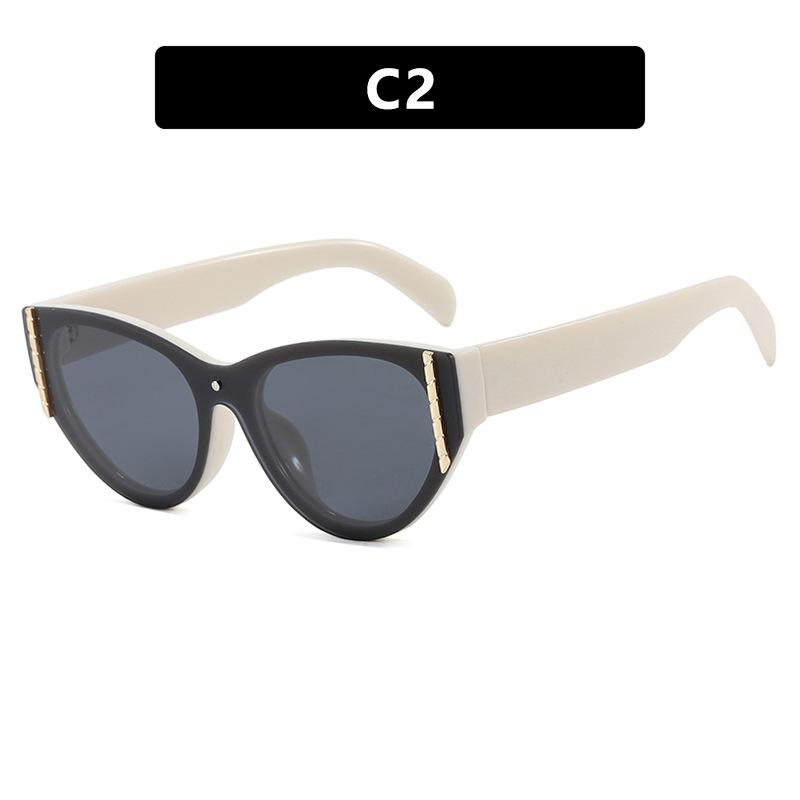 Новые модные классические солнцезащитные очки кошачий глаз для женщин Uv400