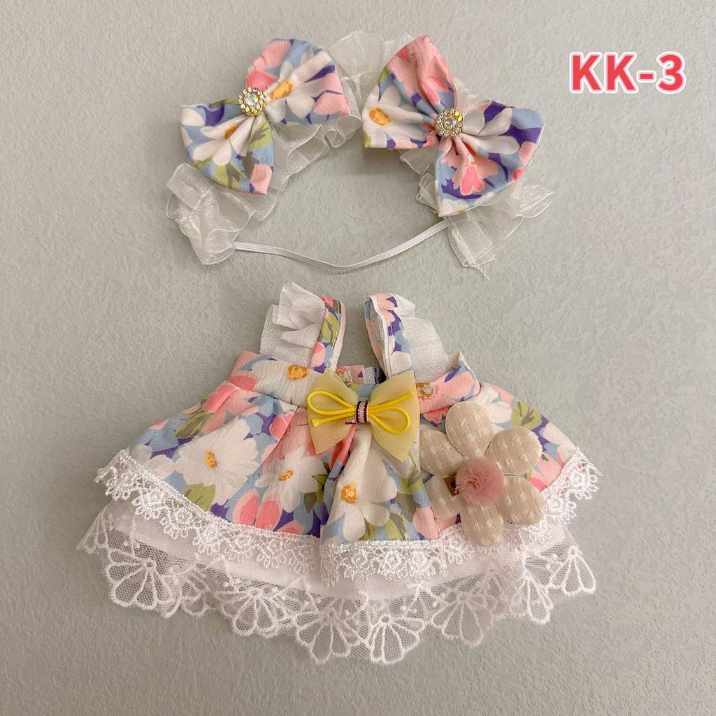 Одежда для хлопковой куклы 20 см, Милое и Сладкое Лолита-платье, Одежда для переодевания куклы 20 см
