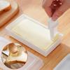 Butter Dish With Cover Butter Fresh-keeping Box With Cutter Slicer Countertop Butter Box For Refrigerator Storage Home