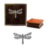 Квадратный деревянный резиновый штамп Printtoo Dragonfly Design Block Scrap-Booking-2 x 2