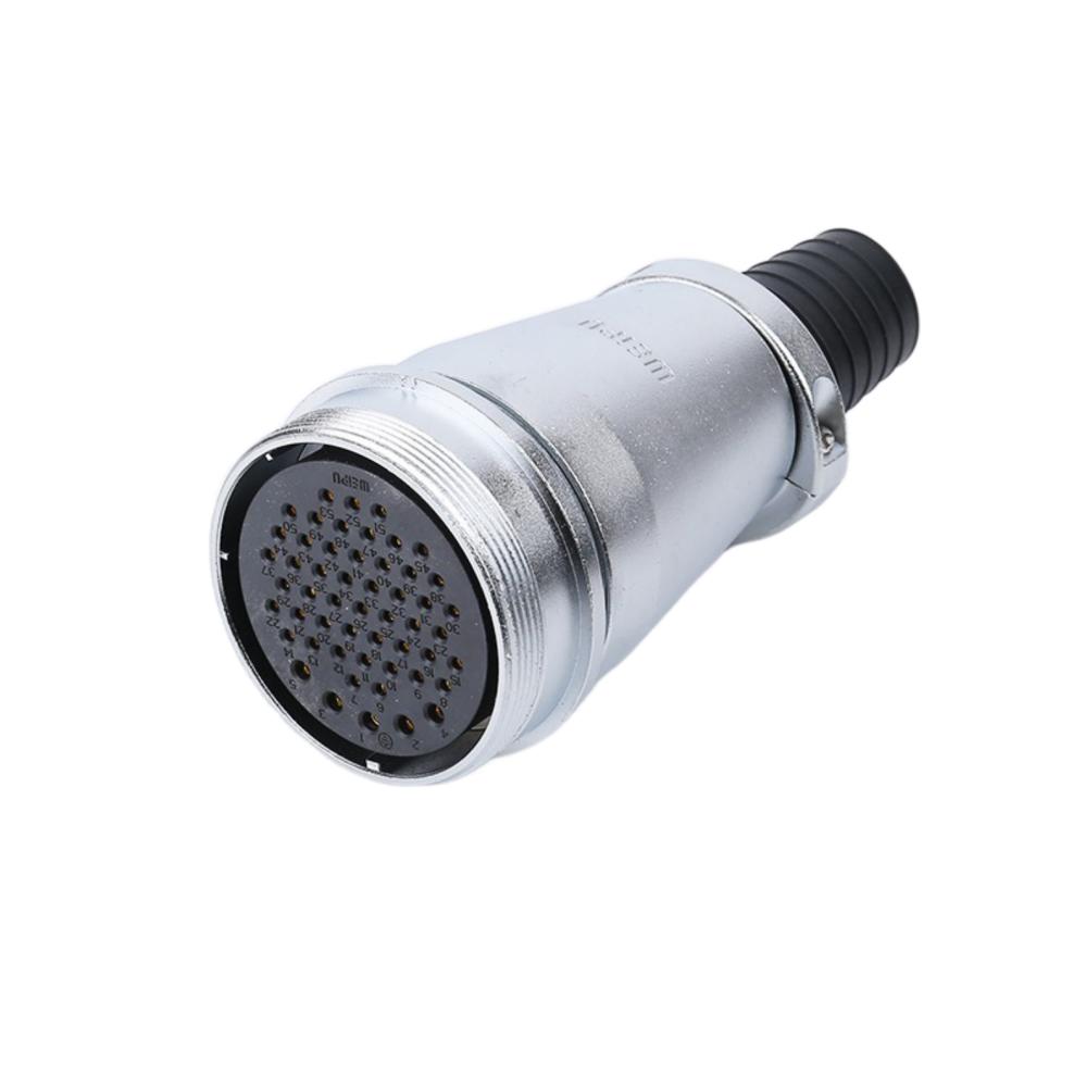 WEIPU WS55 TQ/ZQ M55 Waterproof Automotive Wire Connector Panel Mount 4 7 40 53 61 Pin 50A 150 Amp Electrical Power Connectors