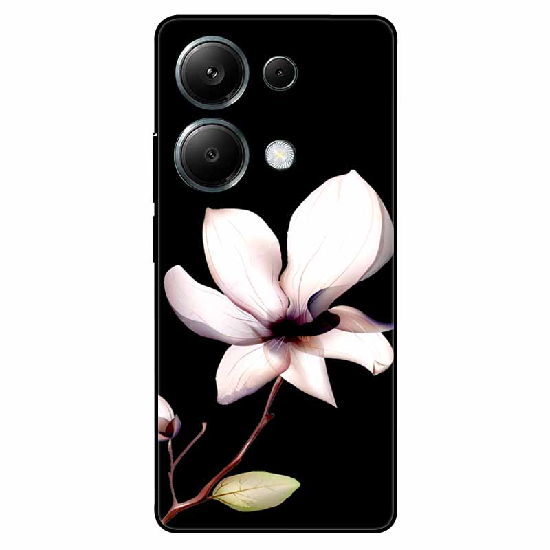 For Redmi Note 13 Pro 4G Case Global Silicon Fashion Space Wolf TPU Painted Coque Funda for Xiaomi Redmi Note 13Pro 4G Cover